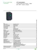 Datasheet for Schneider Electric ATV320U02M2C, EAN: 3606480966514