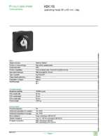 Datasheet for Schneider Electric KDC1S, EAN: 3389110835755