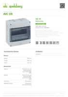 Datasheet for Spelsberg 73640901, EAN: 4013902890729 Datasheet for Spelsberg 73640901, EAN: 4013902890729