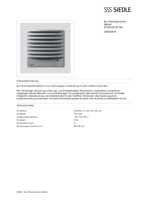 Datasheet for Siedle 200036814-00, EAN: 4015739368143
