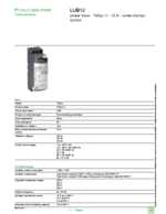 Datasheet for Schneider Electric LUB12, EAN: 3389110362770 Datasheet for Schneider Electric LUB12, EAN: 3389110362770