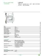 Datasheet for Schneider Electric LXD1Q7, EAN: 3389110467925 Datasheet for Schneider Electric LXD1Q7, EAN: 3389110467925
