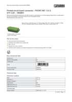 Datasheet for Phoenix Contact 1850851, EAN: 4017918110369