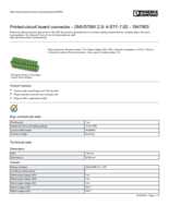 Datasheet for Phoenix Contact 1847903, EAN: 4017918114022