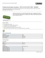 Datasheet for Phoenix Contact 1942523, EAN: 4017918878382