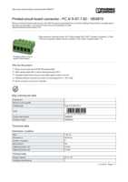 Datasheet for Phoenix Contact 1804975, EAN: 4017918046415