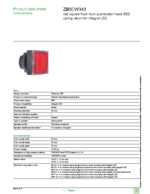 Datasheet for Schneider Electric ZB5CW343, EAN: 3389110934847