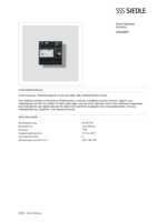 Datasheet for Siedle 200048807-00, EAN: 4015739488070