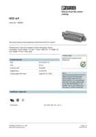 Datasheet for Phoenix Contact 1600001, EAN: 4017918021733
