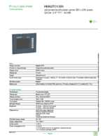 Datasheet for Schneider Electric HMIGTO1300, EAN: 3595864150215