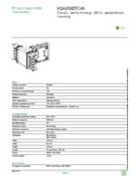 Datasheet for Schneider Electric KSA250DTC40, EAN: 3606480004254