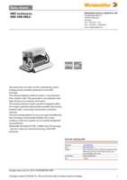 Datasheet for Weidmüller 1202500000, EAN: 4008190889920