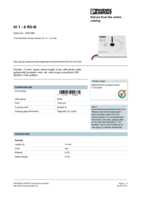 Datasheet for Phoenix Contact 3201385, EAN: 4017918094881