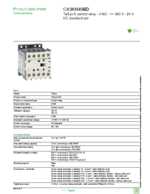 Datasheet for Schneider Electric CA3KN40BD, EAN: 3389110500219