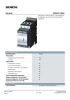 Datasheet for Siemens 3RW30471BB04, EAN: 4011209719071
