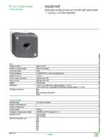 Datasheet for Schneider Electric XALD01H7, EAN: 3389110114911