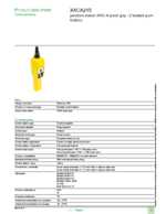Datasheet for Schneider Electric XACA215, EAN: 3389110644838