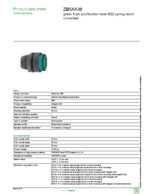 Datasheet for Schneider Electric ZB5AA38, EAN: 3389110904666