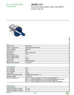 Datasheet for Schneider Electric ZB4BK1263, EAN: 3389110890464