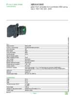 Datasheet for Schneider Electric XB5AW33M5, EAN: 3389110904086