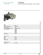 Datasheet for Schneider Electric LA7D3064, EAN: 3389110235760 Datasheet for Schneider Electric LA7D3064, EAN: 3389110235760