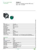Datasheet for Schneider Electric XB4BA31, EAN: 3389110886955