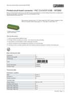 Datasheet for Phoenix Contact 1873265, EAN: 4017918142650