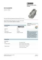 Datasheet for Phoenix Contact 1679333, EAN: 4017918163570