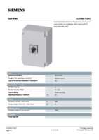 Datasheet for Siemens 3LD25667UB01, EAN: 4011209493018