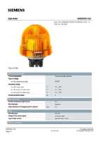Datasheet for Siemens 8WD53001AD, EAN: 4011209358287