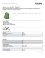 Datasheet for Phoenix Contact 2980733, EAN: 4046356051477