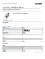 Datasheet for Phoenix Contact 3061318, EAN: 4046356523646