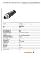Datasheet for Weidmüller 9456940000, EAN: 4008190304935