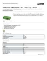 Datasheet for Phoenix Contact 1852202, EAN: 4017918109073
