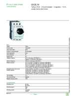 Datasheet for Schneider Electric GV2L14, EAN: 3389110213270