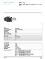 Datasheet for Schneider Electric ZB5AG3D, EAN: 3389110136548