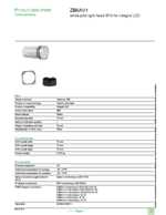 Datasheet for Schneider Electric ZB6AV1, EAN: 3389110775563
