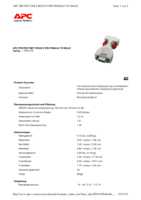 Datasheet for APC PS9-DTE, EAN: 0731304000518