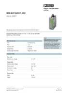 Datasheet for Phoenix Contact 2866417, EAN: 4046356152112