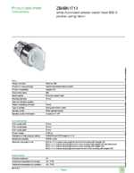 Datasheet for Schneider Electric ZB4BK1713, EAN: 3389110891072