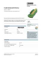 Datasheet for Phoenix Contact 2290614, EAN: 4017918058142 Datasheet for Phoenix Contact 2290614, EAN: 4017918058142