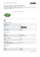 Datasheet for Phoenix Contact 2943712, EAN: 4017918081263