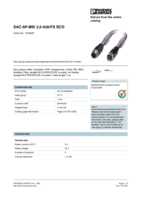 Datasheet for Phoenix Contact 1518287, EAN: 4017918968403 Datasheet for Phoenix Contact 1518287, EAN: 4017918968403