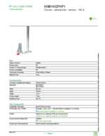 Datasheet for Schneider Electric KNB160ZFKP1, EAN: 3606480006395