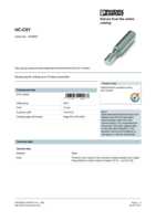 Datasheet for Phoenix Contact 1676857, EAN: 4017918129477