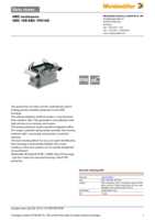 Datasheet for Weidmüller 1654370000, EAN: 4008190407193