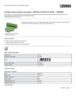 Datasheet for Phoenix Contact 1764248, EAN: 4017918031671