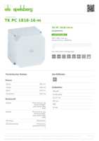 Datasheet for Spelsberg 12840701, EAN: 4013902861774