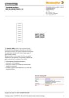 Datasheet for Weidmüller 1858470000, EAN: 4032248409136
