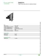 Datasheet for Schneider Electric ZB4BZ009, EAN: 3389110102024